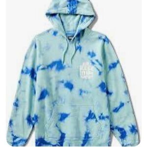 REEF Blue Tie-Dye Men's Hoodie Size Small